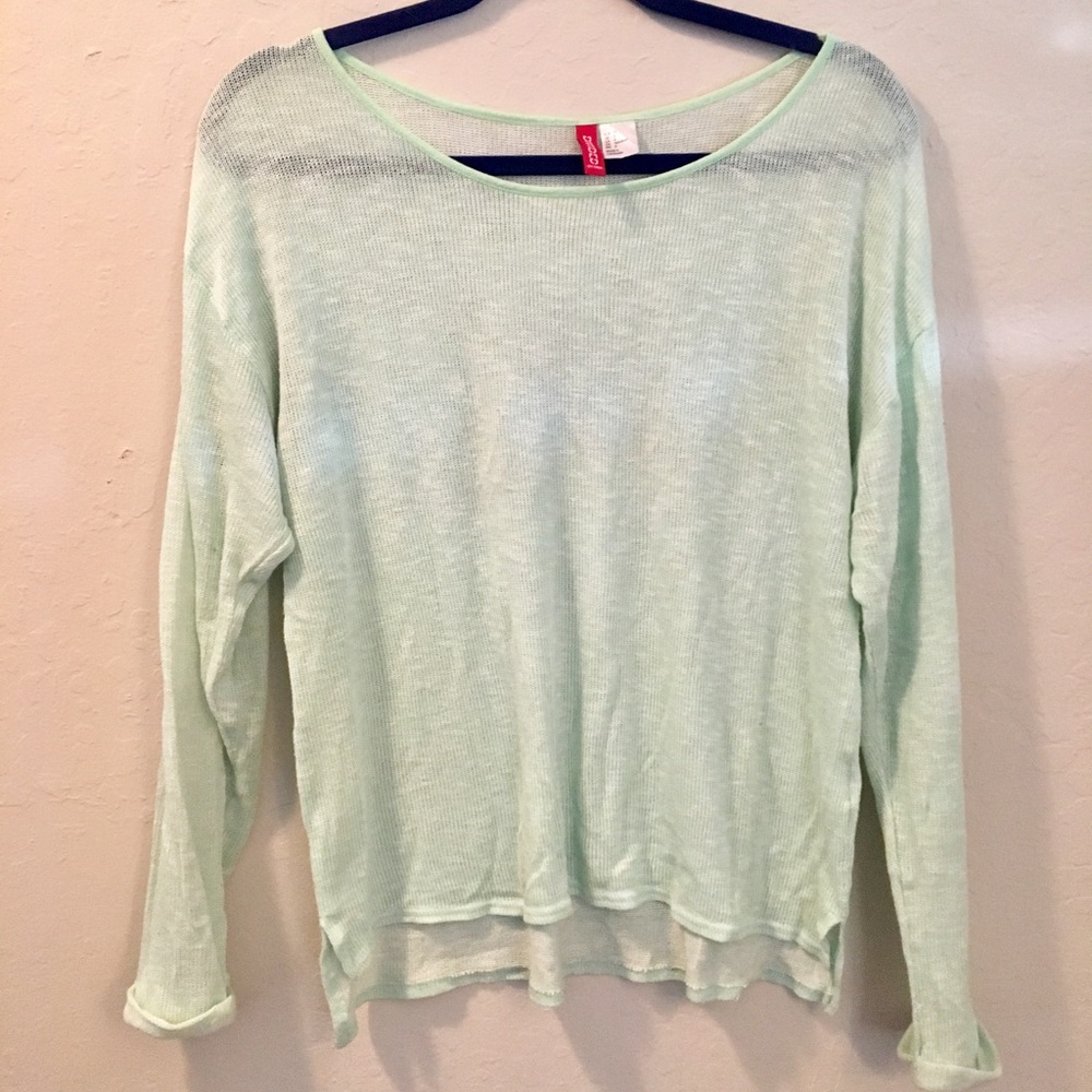 H&M Mint Long Sleeve Sweater